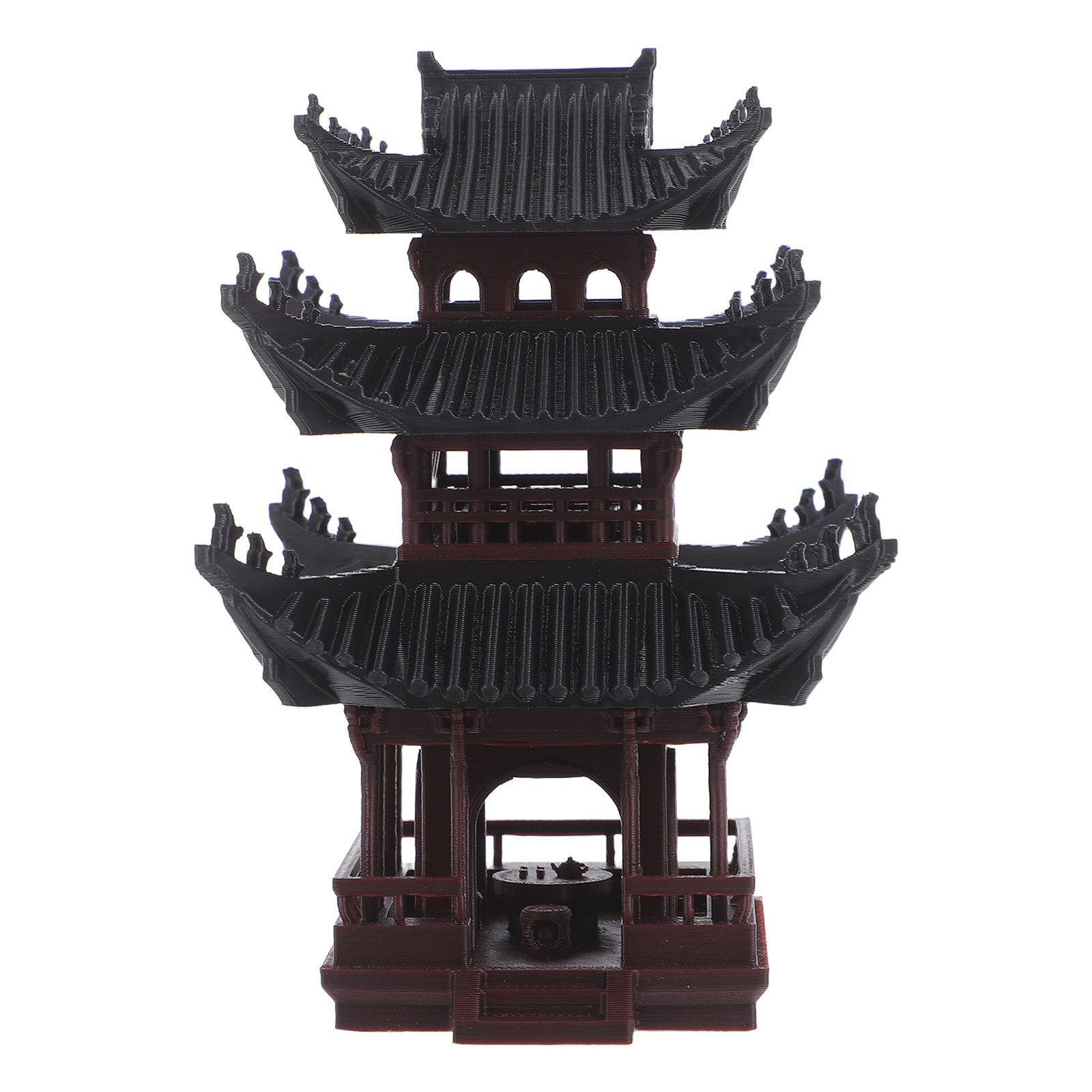 Bonsai Garden With Sand - Miniaturowy pawilon, statuetka, mały ornament do