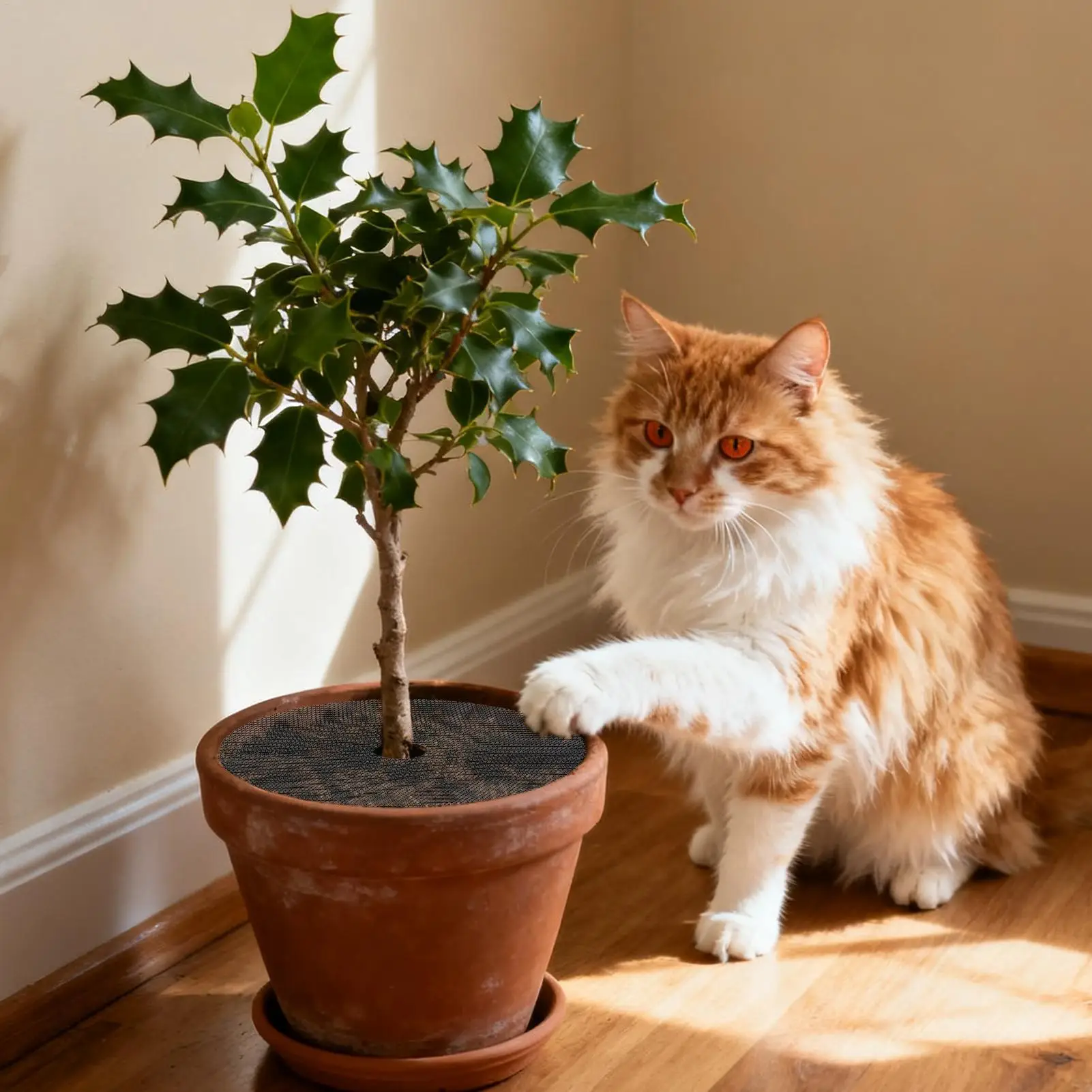 Bonsai Garden Indoor - Ochrona roślin doniczkowych przed kotami, przycinana