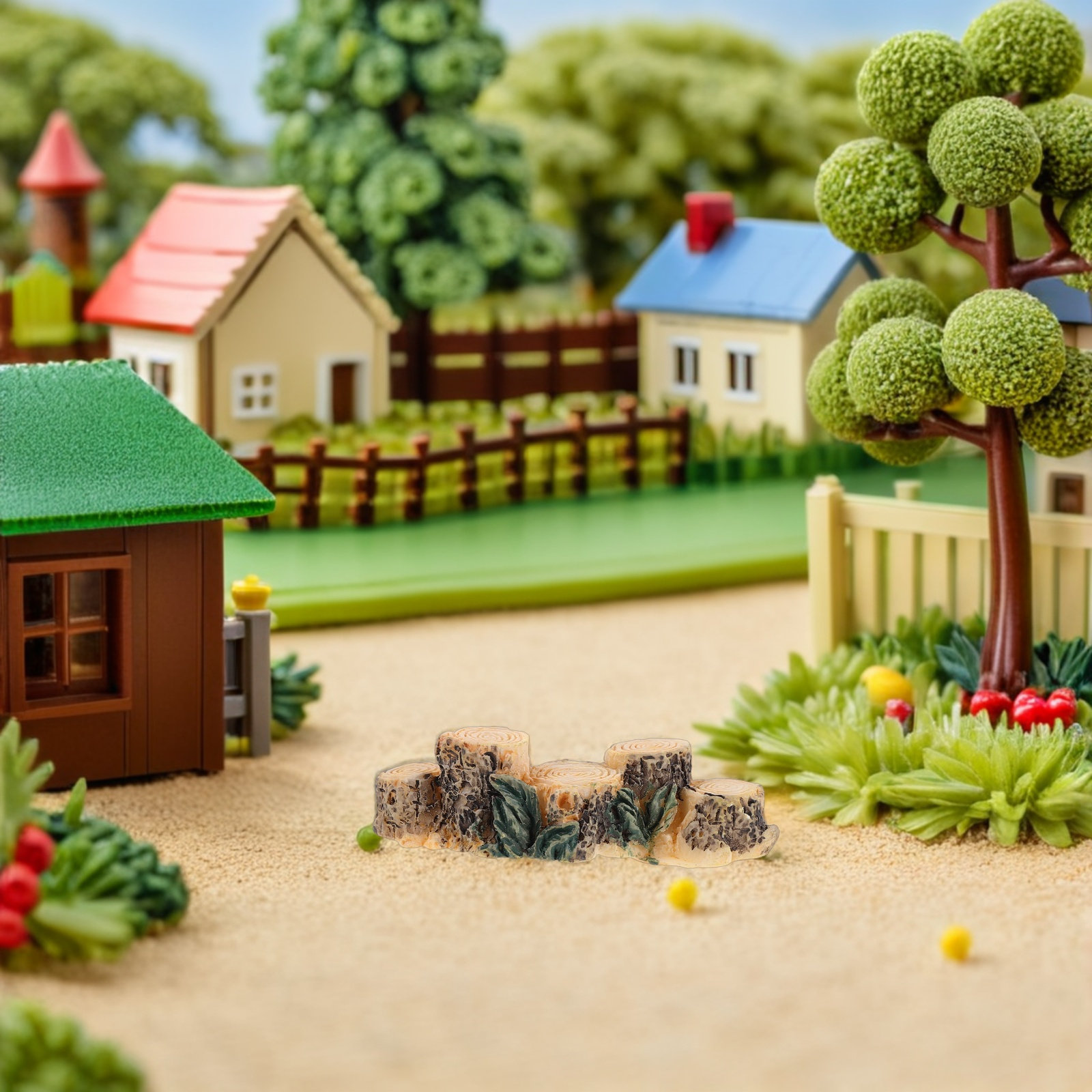 Bonsai Garden With Sand - 10 szt. miniaturowych pni drzew z