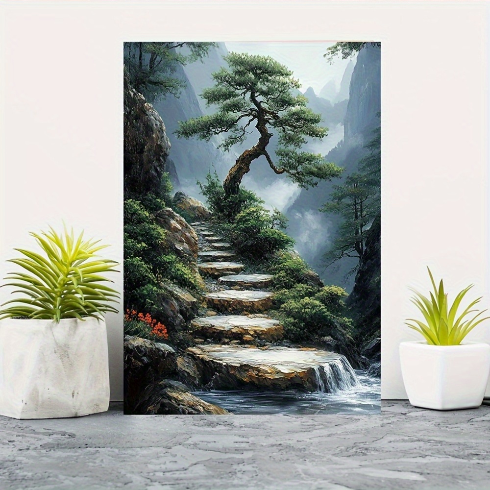 Obraz na płótnie z motywem ogr – Bonsai Vertical Garden recenzja i cena