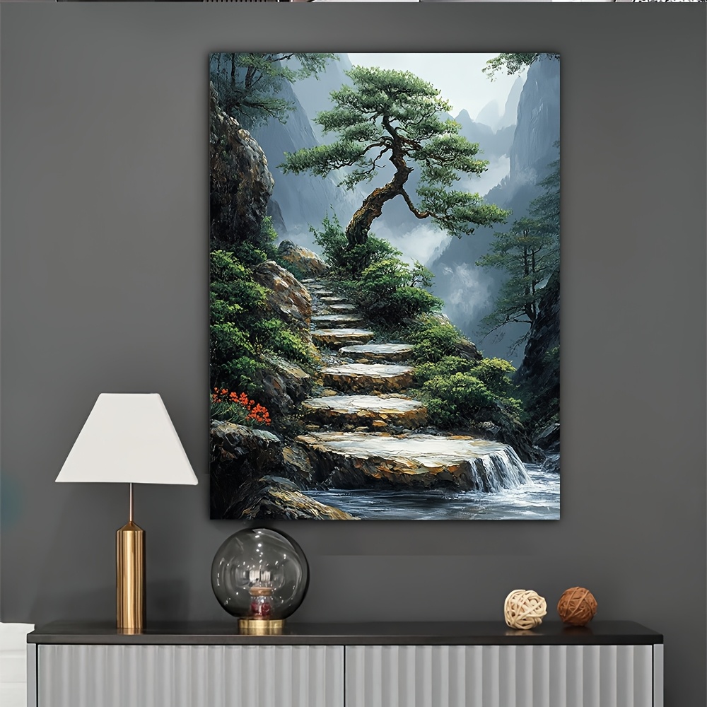 Obraz na płótnie z motywem ogr – Bonsai Vertical Garden recenzja i cena