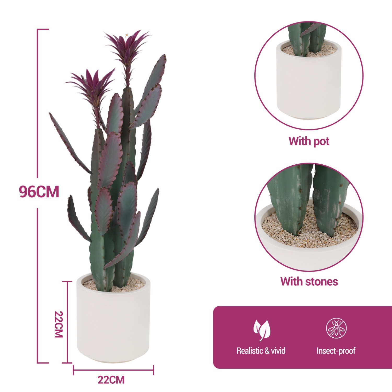 Wysoki sztuczny kaktus w donic – Bonsai Garden Indoor recenzja i cena