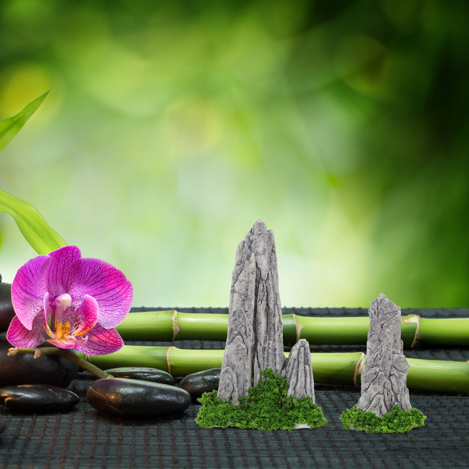 12 szt. żywicznych miniaturowy – Bonsai Garden With Sand recenzja i cena
