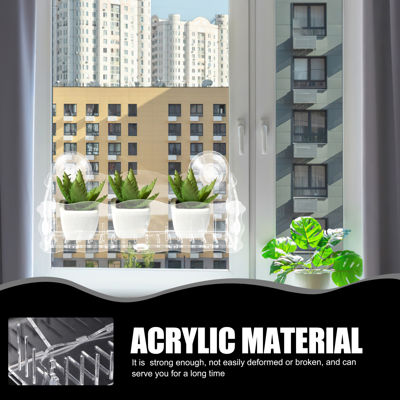Półka na rośliny z przyssawką  – Bonsai Vertical Garden recenzja i cena